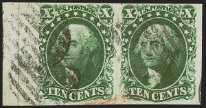 Sale 1247, Lot 45, 1851-56 Issue (Scott 5-17)