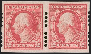 Sale 1247, Lot 481, Privae Vending and Affixing Machine Perforations