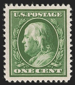Sale Number 1247, Lot Number 531, 1910-13 Washington-Franklin Issue (Scott 374-396)