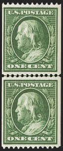 Sale 1247, Lot 533, 1910-13 Washington-Franklin Issue (Scott 374-396)
