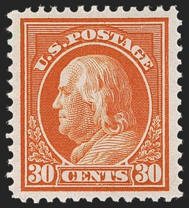Sale 1247, Lot 573, 1912-14 Washington-Franklin Issue (Scott 405-423)