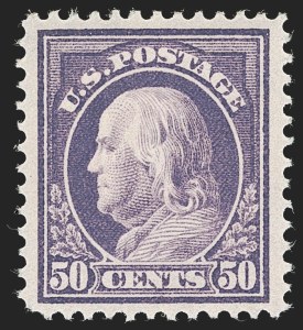 Sale 1247, Lot 575, 1912-14 Washington-Franklin Issue (Scott 405-423)