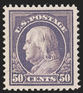 Sale Number 1247, Lot Number 576, 1912-14 Washington-Franklin Issue (Scott 405-423)