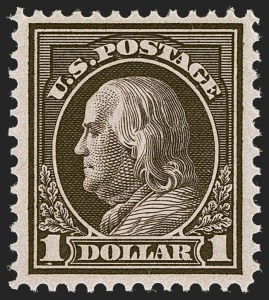 Sale 1247, Lot 578, 1912-14 Washington-Franklin Issue (Scott 405-423)