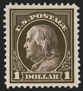 Sale 1247, Lot 579, 1912-14 Washington-Franklin Issue (Scott 405-423)