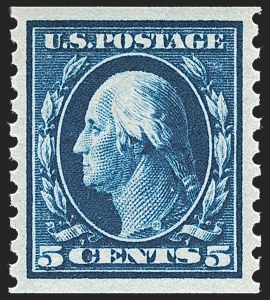 Sale 1247, Lot 590, 1913-17 Washington-Franklin Issues (Scott 424-480)