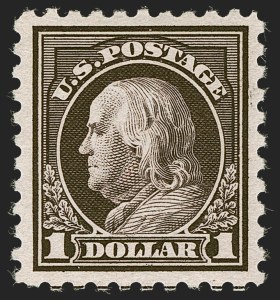 Sale 1247, Lot 608, 1913-17 Washington-Franklin Issues (Scott 424-480)