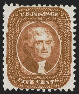 Sale 1247, Lot 89, 1875 Reprint of 1857-60 Issue (Scott 40-47)