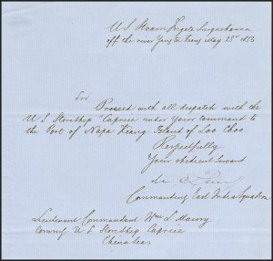 Sale 1248, Lot 2065, Pre-Consulate Mail in Japan