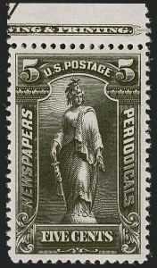 Sale 1249, Lot 126, 1895 Unwatermarked Bureau Issue (Scott PR102-PRR113)