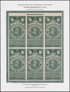 Sale 1249, Lot 5, 1865 National Bank Note Co. Proofs
