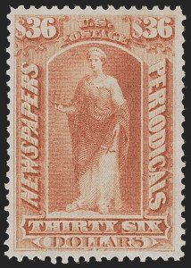 Sale 1249, Lot 52, 1875 Continental Bank Note Co. Issue (Scott PR10-PR32)