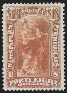 Sale 1249, Lot 53, 1875 Continental Bank Note Co. Issue (Scott PR10-PR32)