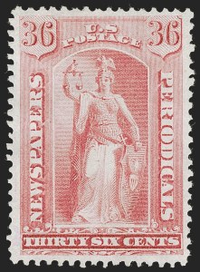 Sale 1249, Lot 65, 1875 Continental Bank Note Co. Special Printing (Scott PR33-PR50)