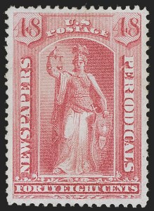 Sale 1249, Lot 66, 1875 Continental Bank Note Co. Special Printing (Scott PR33-PR50)