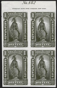 Sale 1249, Lot 74, 1879 American Bank Note Co. Issue (Scott PR57-PR79)