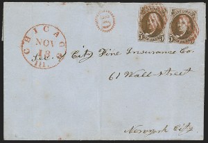 Sale 1251, Lot 1007, 1847 Issue and Reproduction (Scott 1-4)