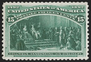 Sale 1251, Lot 1142, 1893 Columbian Issue (Scott 230-245)