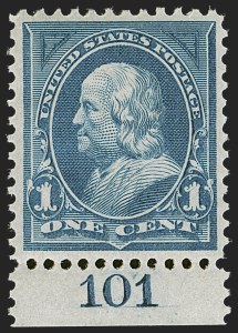 Sale 1251, Lot 1169, 1894 Unwatermarked Bureau Issue (Scott 246-263)