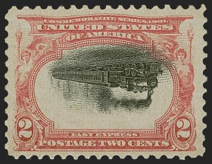 Sale Number 1251, Lot Number 1242, 1901 Pan-American Issue Inverts (Scott 294a, 295a)