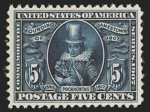Sale 1251, Lot 1277, 1907 Jamestown Issue (Scott 328-330)