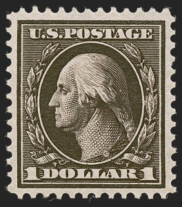 Sale 1251, Lot 1287, 1908-10 Washington-Franklin Issues (Scott 331-356)
