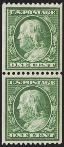 Sale 1251, Lot 1290, 1908-10 Washington-Franklin Issues (Scott 331-356)