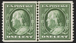 Sale 1251, Lot 1300, 1908-10 Washington-Franklin Issues (Scott 331-356)