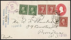 Sale 1251, Lot 1310, 1909 Bluish Paper Issue (Scott 357-366)