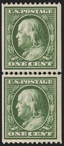 Sale 1251, Lot 1336, 1910-13 Washington-Franklin Issue (Scott 374-396)