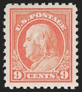 Sale 1251, Lot 1372, 1913-15 Washington-Franklin Issues (Scott 424-461)
