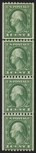Sale 1251, Lot 1387, 1913-15 Washington-Franklin Issues (Scott 424-461)