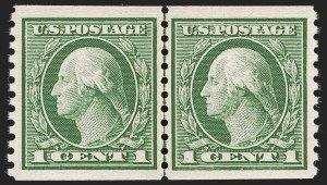 Sale 1251, Lot 1393, 1913-15 Washington-Franklin Issues (Scott 424-461)