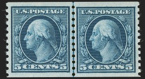 Sale 1251, Lot 1406, 1913-15 Washington-Franklin Issues (Scott 424-461)