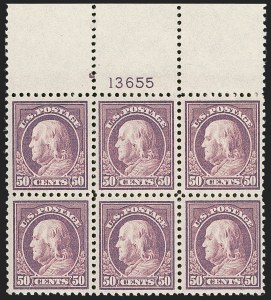Sale 1251, Lot 1464, 1917-19 Issue Platte Blocks (Scott 503-518)