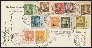 Sale 1251, Lot 1553, Kans.-Nebr. Overprints (Scott 658-679)