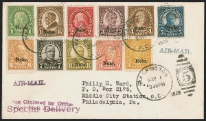 Sale 1251, Lot 1563, Kans.-Nebr. Overprints (Scott 658-679)