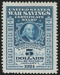 Sale 1251, Lot 1698, Savings Stamps