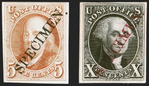 Sale 1254, Lot 501, The Mulholland Collection of Specimens - 1847 thru 1867 Issues