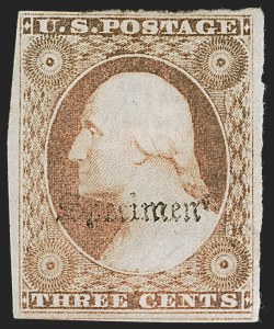 Sale 1254, Lot 504, The Mulholland Collection of Specimens - 1847 thru 1867 Issues