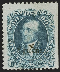 Sale 1254, Lot 515, The Mulholland Collection of Specimens - 1847 thru 1867 Issues