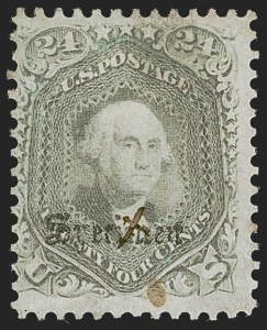 Sale 1254, Lot 518, The Mulholland Collection of Specimens - 1847 thru 1867 Issues