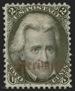 Sale 1254, Lot 522, The Mulholland Collection of Specimens - 1847 thru 1867 Issues