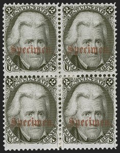 Sale 1254, Lot 523, The Mulholland Collection of Specimens - 1847 thru 1867 Issues