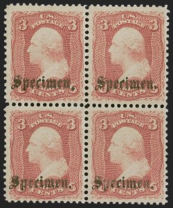 Sale 1254, Lot 524, The Mulholland Collection of Specimens - 1847 thru 1867 Issues