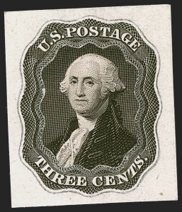 Sale 1254, Lot 595, The Jan Hofmeyr Collection of 3c 1861-68 - Proofs, Off-Cover