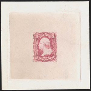 Sale 1254, Lot 600, The Jan Hofmeyr Collection of 3c 1861-68 - Proofs, Off-Cover