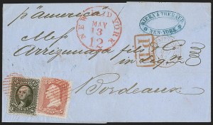 Sale 1254, Lot 645, The Jan Hofmeyr Collection of 3c 1861-68 - On-Cover