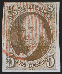 Sale 1254, Lot 707, 1847 Issue and Reproduction