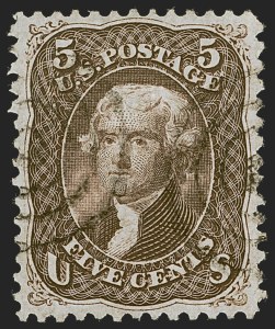 Sale 1254, Lot 763, 1861-68 Issues and 1861 Re-Issue
